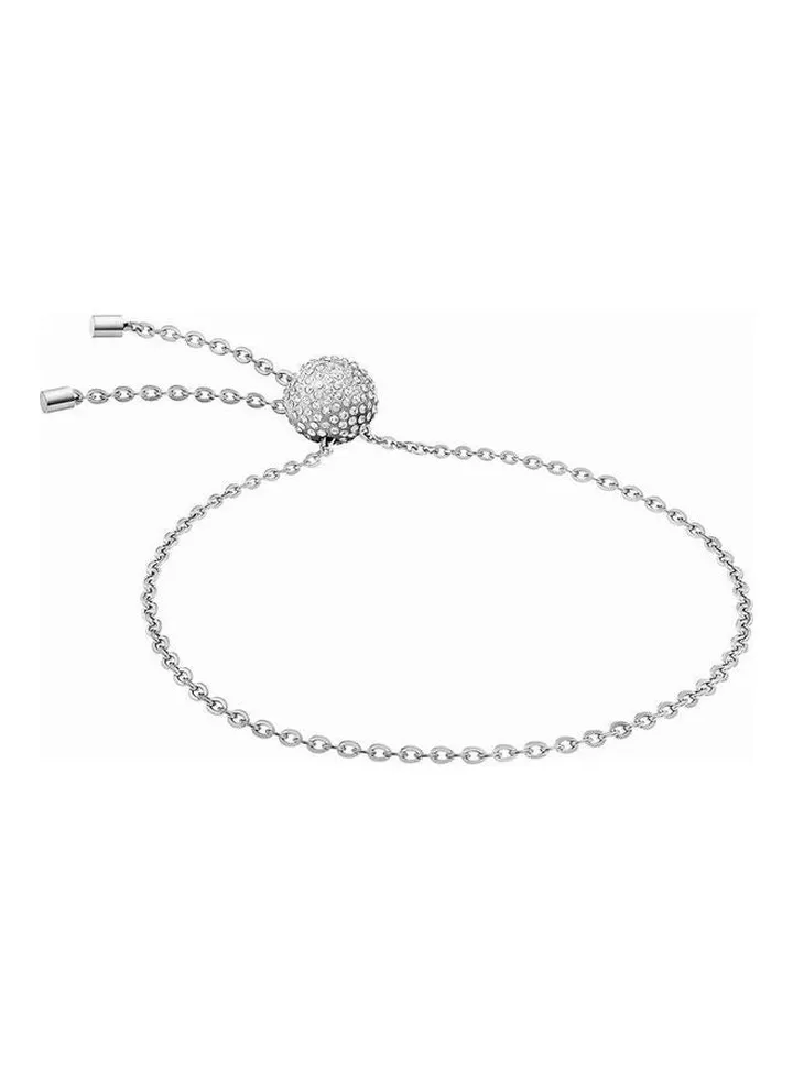 One Size Stainless Steel Charm Bracelet