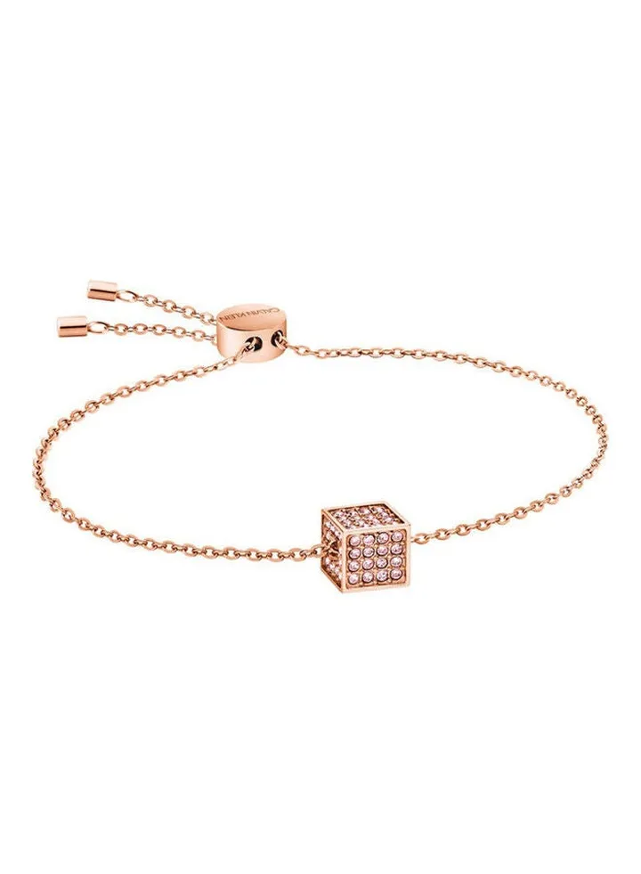 One Size Stainless Steel Charm Bracelet