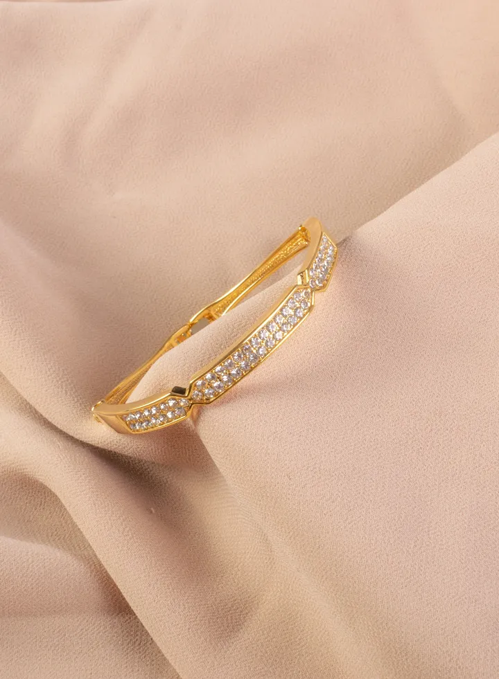 Platinum Zirconic Bracelet Gold