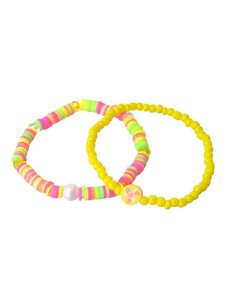 Women Beads Multicolour Bracelet