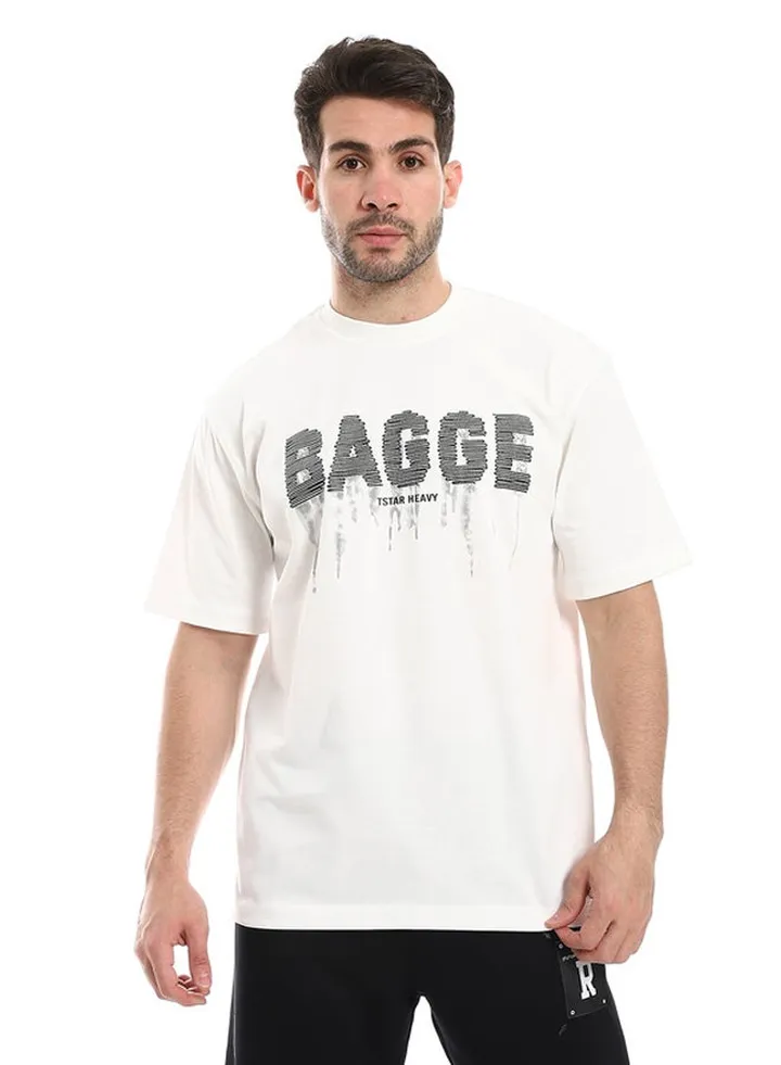 Printed White Comfy T-Shirt