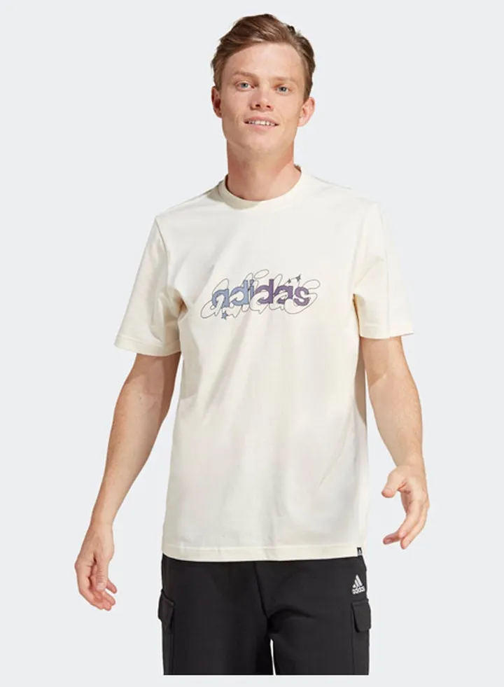 Illustrated Linear Graphic T-Shirt