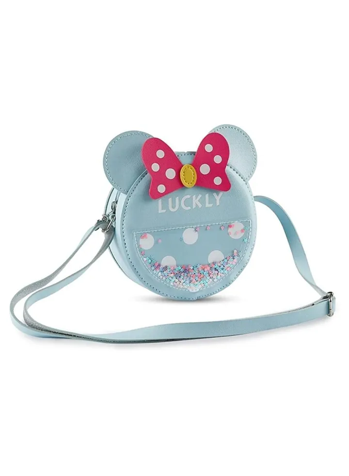 Little Girls Shoulder Bag, Handbags for Kids Girls Toddlers, Bags for Girls, PU Leather Crossbody Bag Cartoon Mini Bag, Girls Shoulder Bag Crossbody Bag, Waterproof & Wear-resistant (Blue)