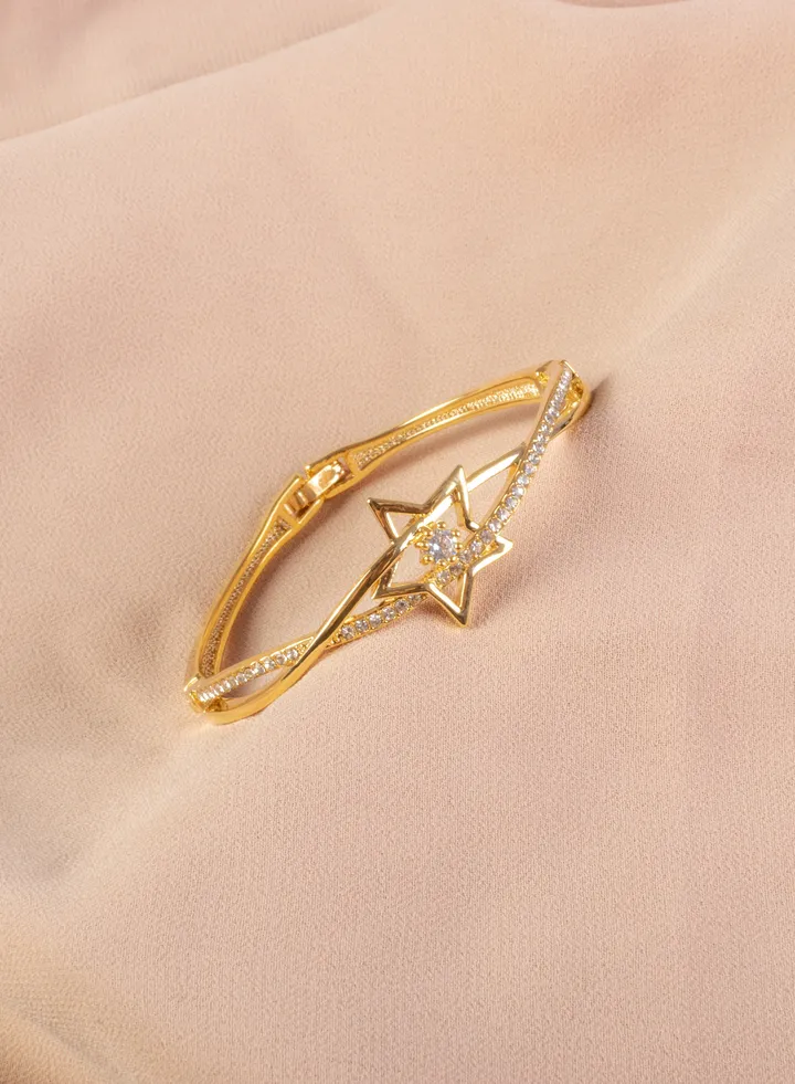 Platinum Zirconic Bracelet Gold