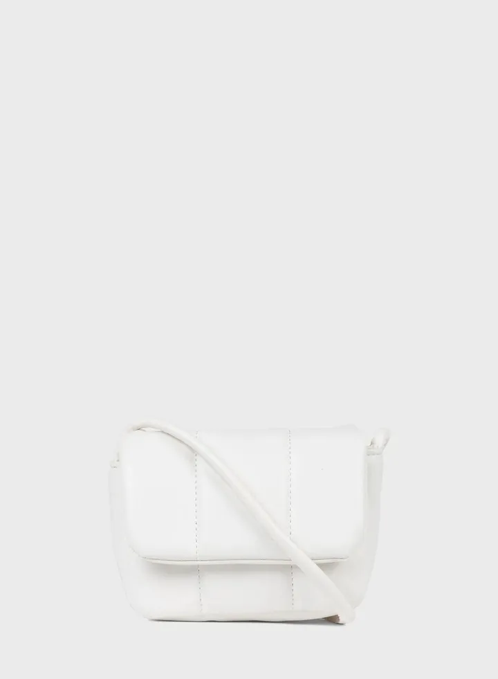 Faux Leather Crossbody Bag