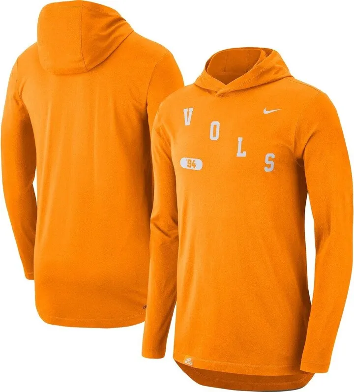 Men's Nike Tennessee Orange Tennessee Volunteers Team Performance Long Sleeve Hoodie T-Shirt