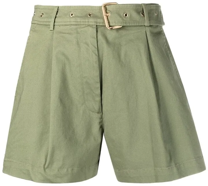 Organic Cotton Belted Shorts