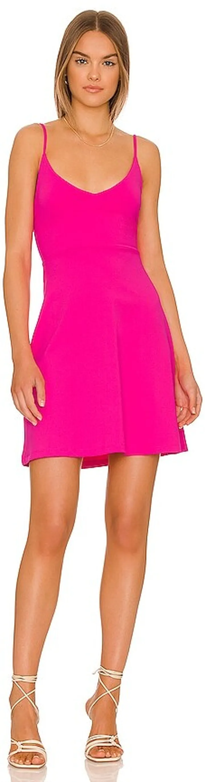 V-neck A-line Dress