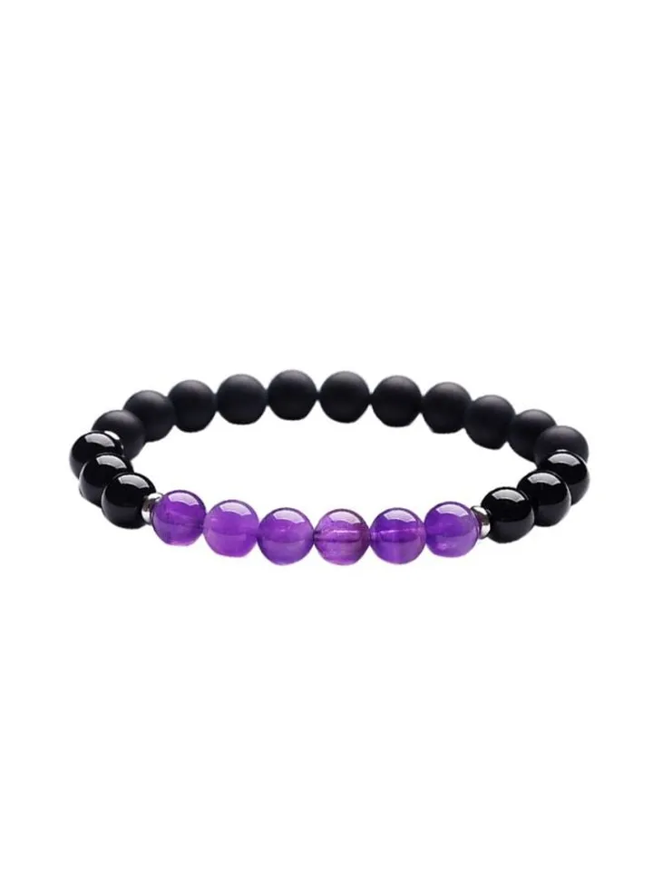Natural Matte Beaded Bracelet