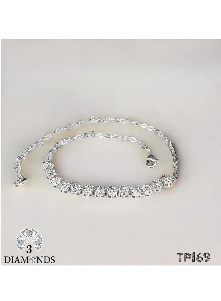 Bracelet Platinum Plated One Size - Your Shimmering Accessory