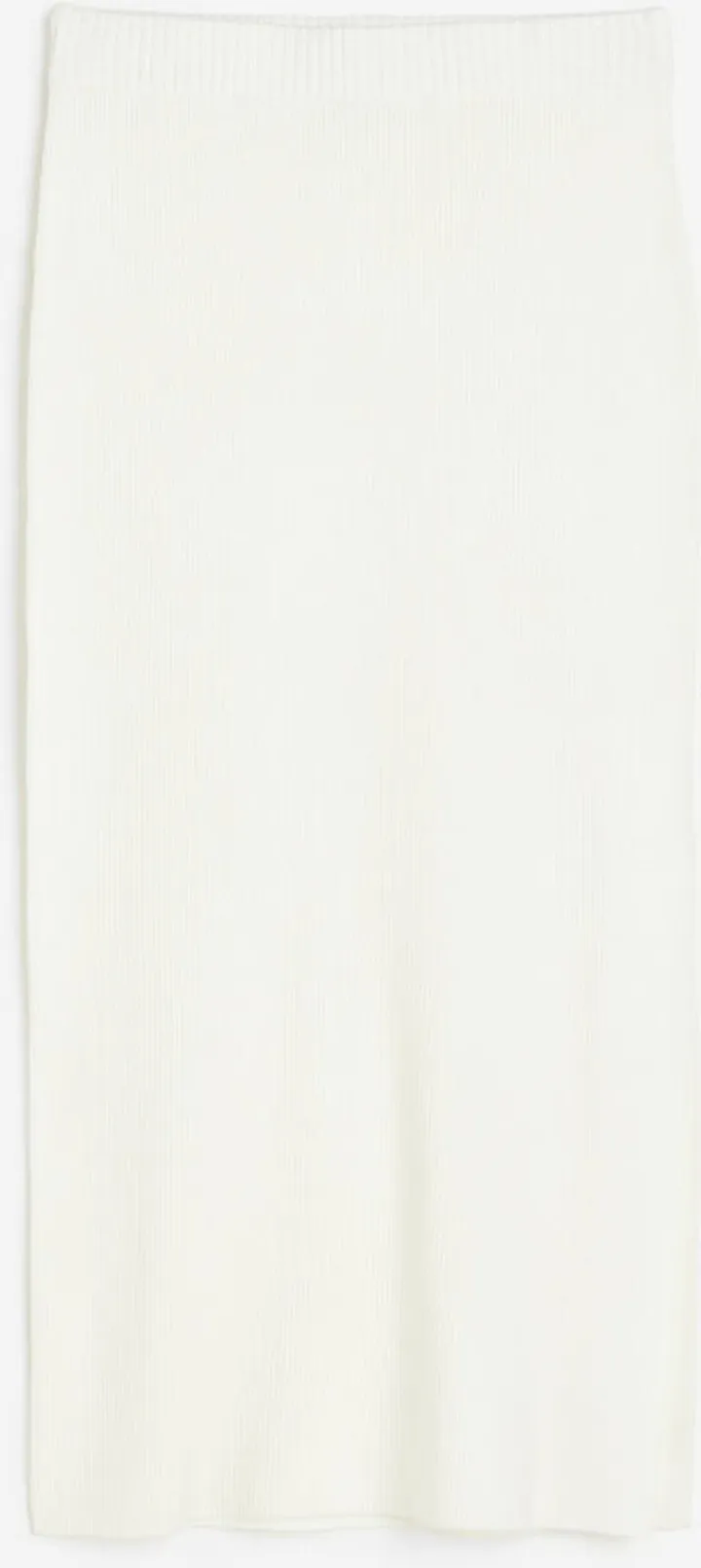 Rib-knit Pencil Skirt