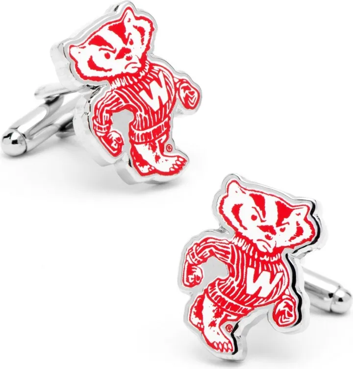 Vintage University of Wisconsin Badgers Cufflinks