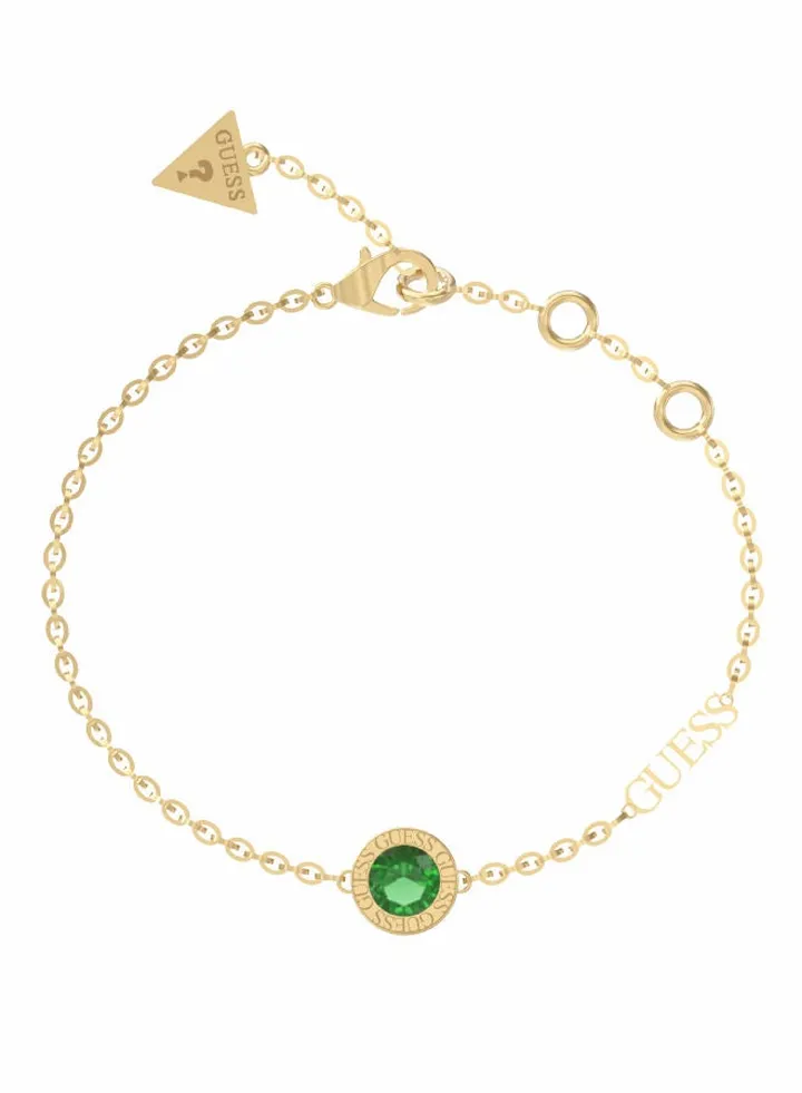 Emerald Charm Bracelet