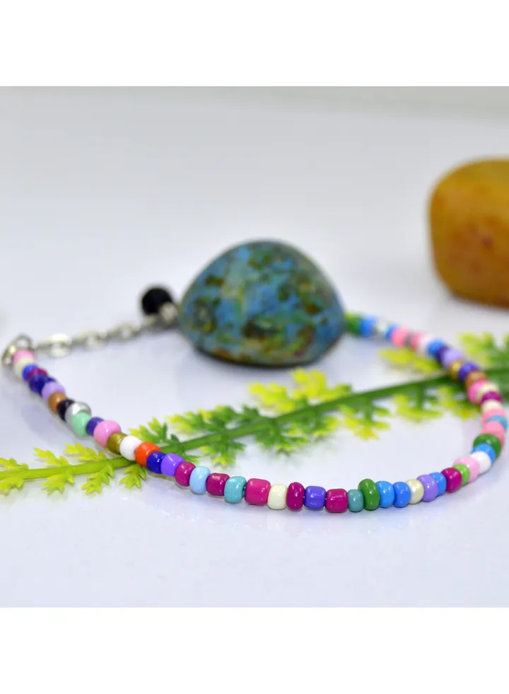 Small Multicolor Beads Bracelet