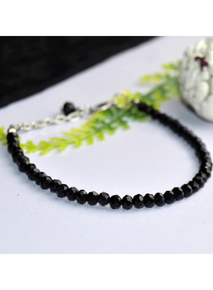 4ml Black Crystals Bracelet