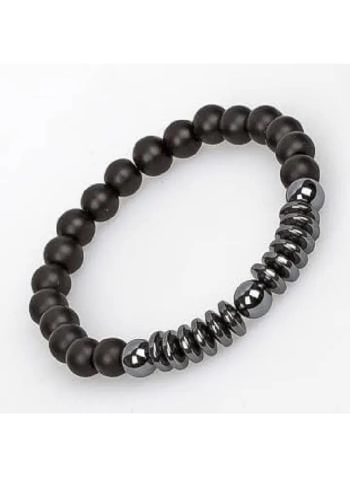 Beaded metal magnetic bracelets