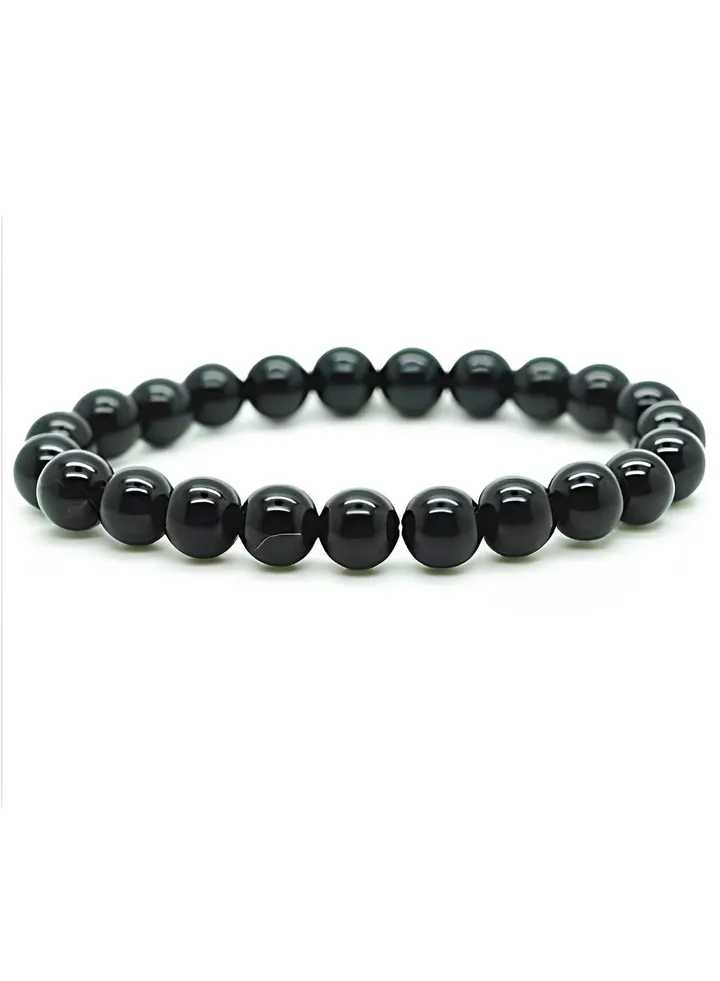 Onyx Natural Black Agate Bracelets
