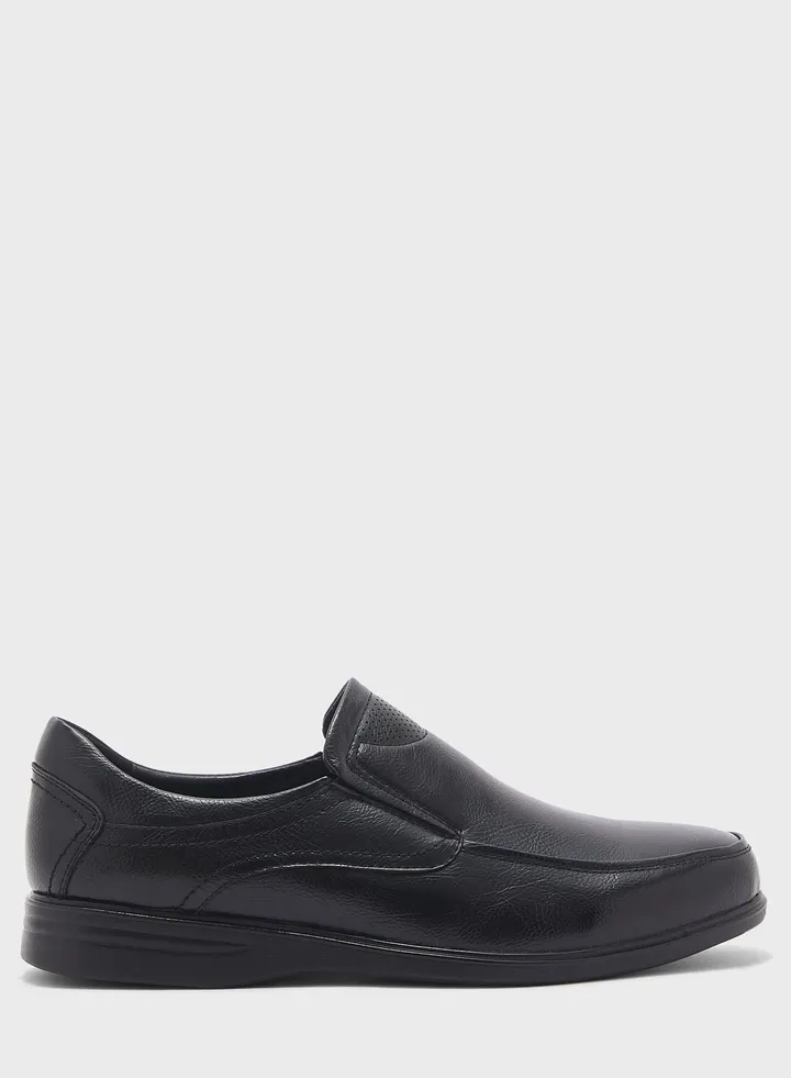 Comfort Formal Slip Ons Black