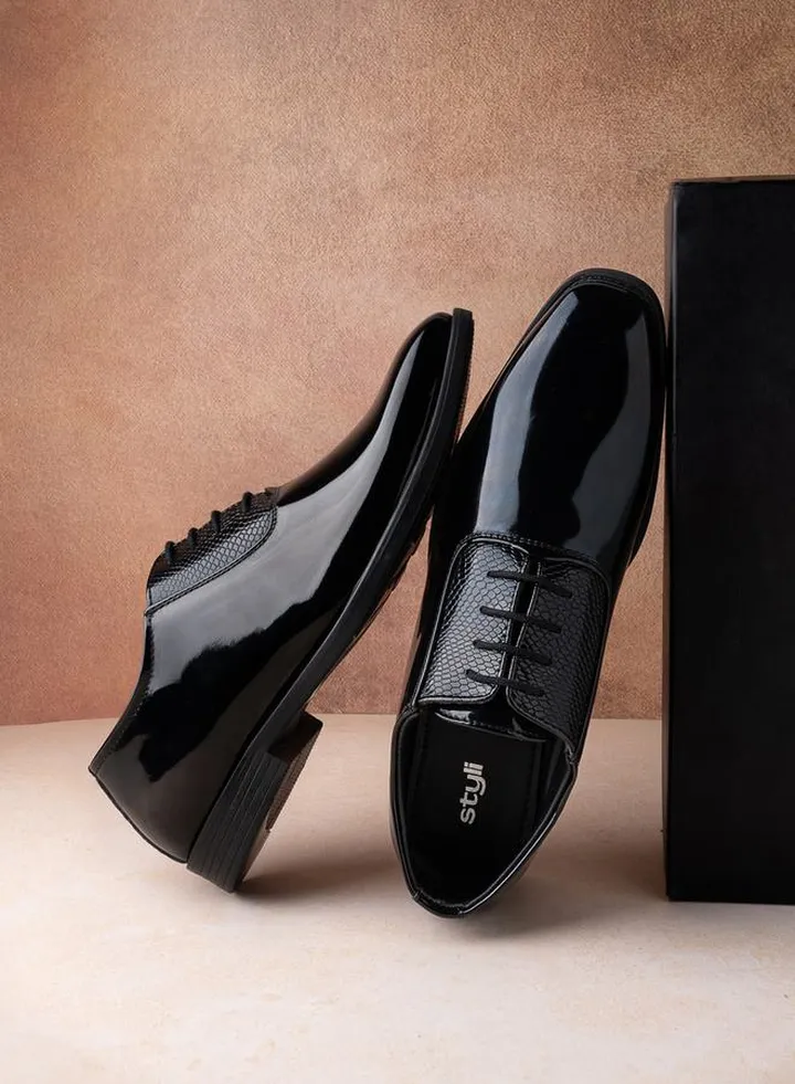Patent Almond Toe Formal Shoes