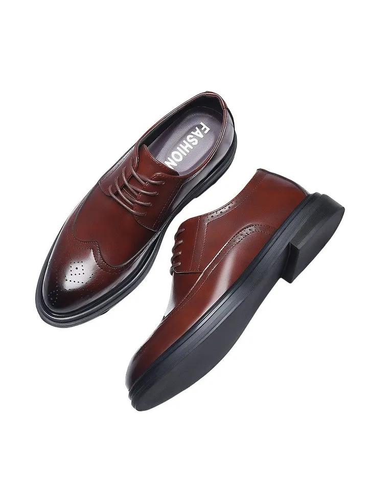 New Men's Business Leather Shoes