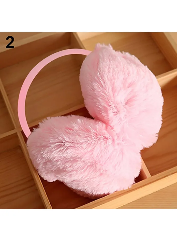Plush Earmuffs Pink