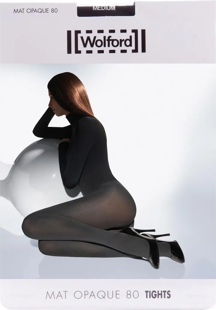 Wolford Black Matte Opaque Tights