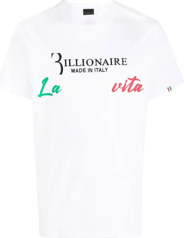 logo-print round-neck T-shirt