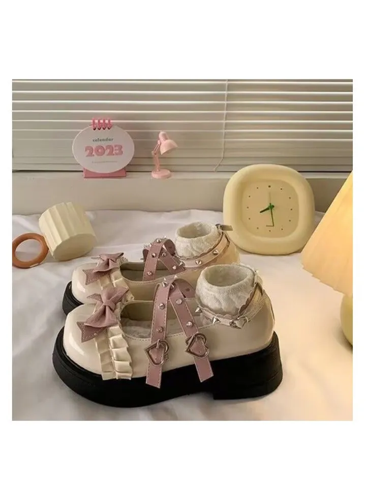 New Girls Small Leather Shoes
