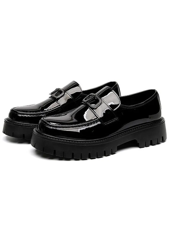 Versatile Retro Casual Leather Shoes