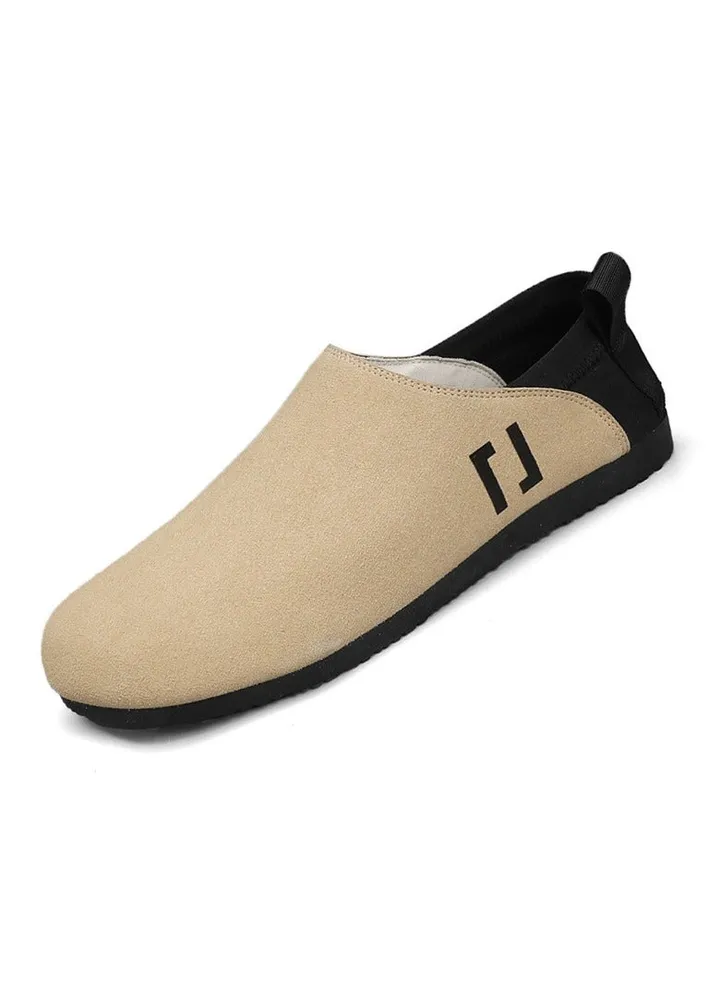 Men's Summer New Lightweight Slippers Boat Shoes Casual Leather Shoes