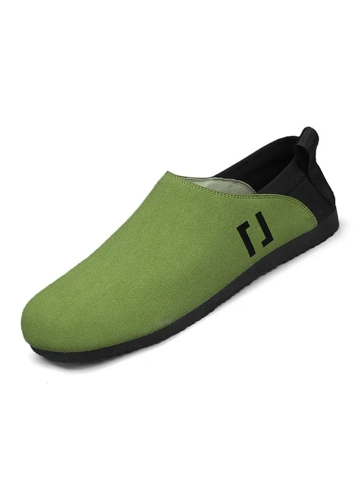 Men's Summer New Lightweight Slippers Boat Shoes Casual Leather Shoes