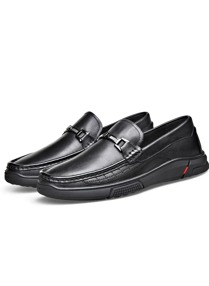 Versatile Retro Casual Leather Shoes