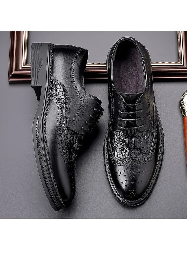 New Men's Business Leather Shoes