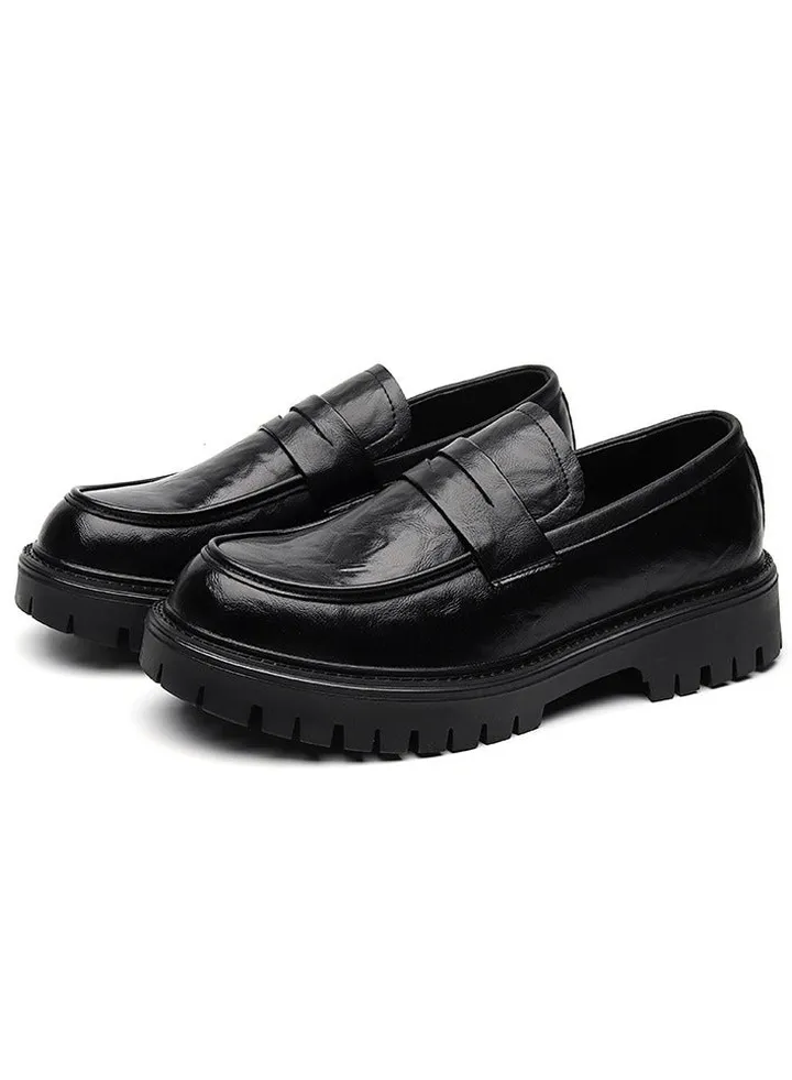 Versatile Retro Casual Leather Shoes