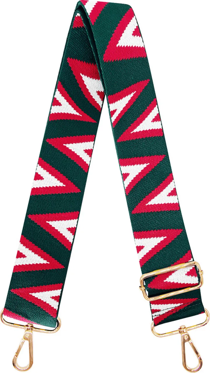 Johnny Loves Rosie - Luxe Emerald Print Bag Strap
