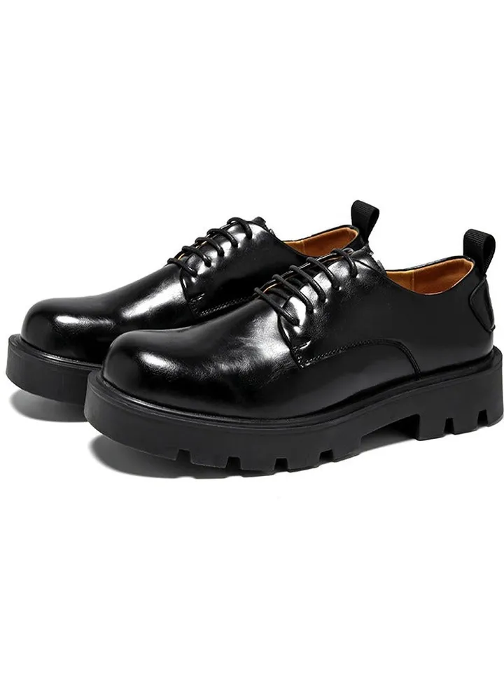 Versatile Retro Casual Leather Shoes
