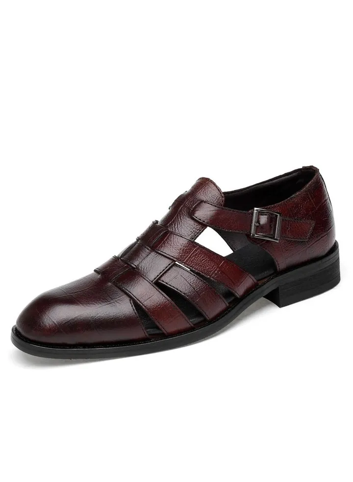 New Men's Business Leather Shoes