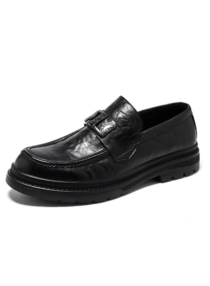 Versatile Retro Casual Leather Shoes