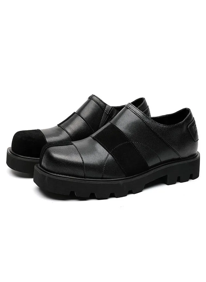 Versatile Retro Casual Leather Shoes