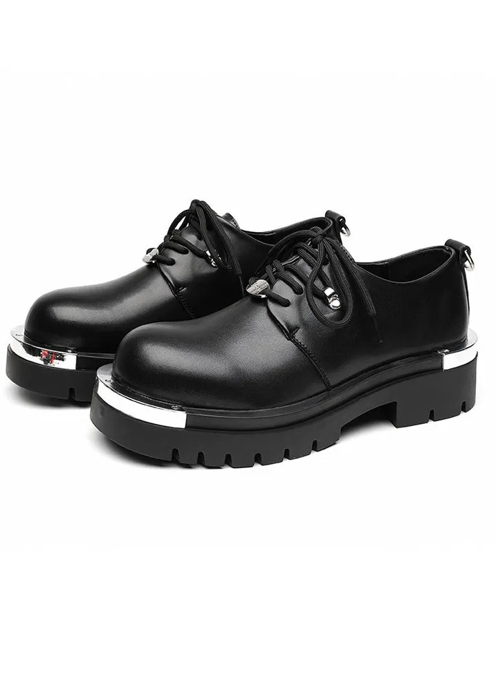 Versatile Retro Casual Leather Shoes