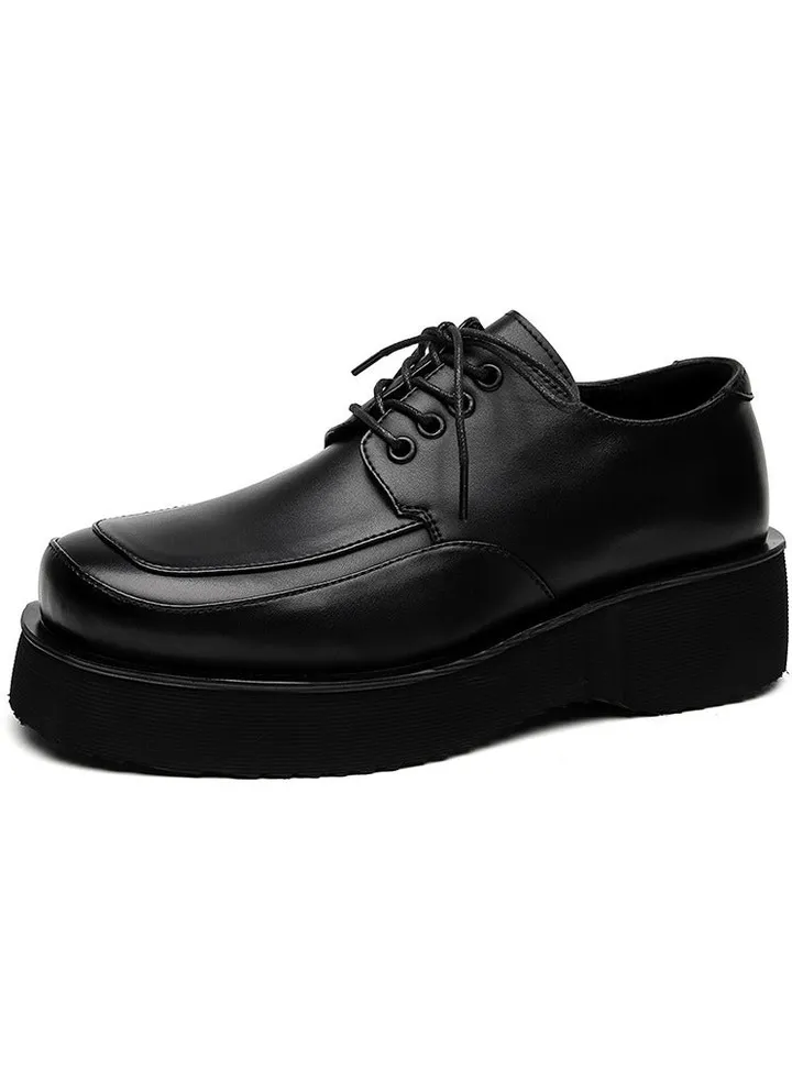 Versatile Retro Casual Leather Shoes
