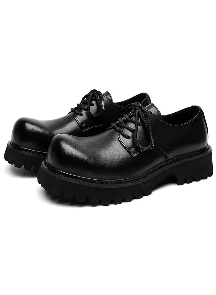 Versatile Retro Casual Leather Shoes