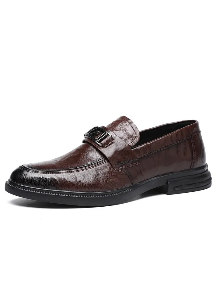 New Men's Business Leather Shoes