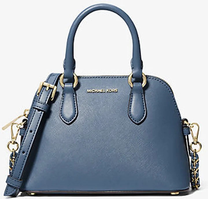 Veronica Extra-Small Saffiano Leather Crossbody Bag