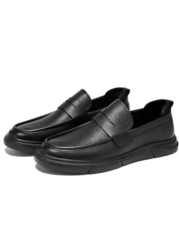 Versatile Retro Casual Leather Shoes