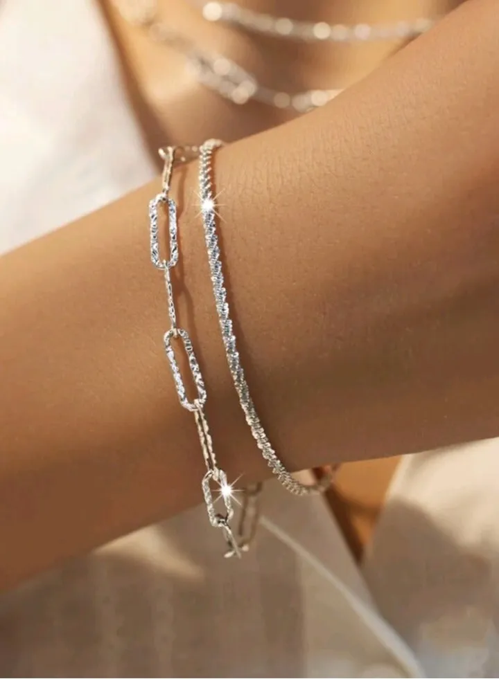 Pure 925 Sterling Silver Bracelet For Women