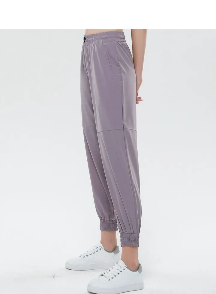 Casual Sports Fitness Running Trousers Purple