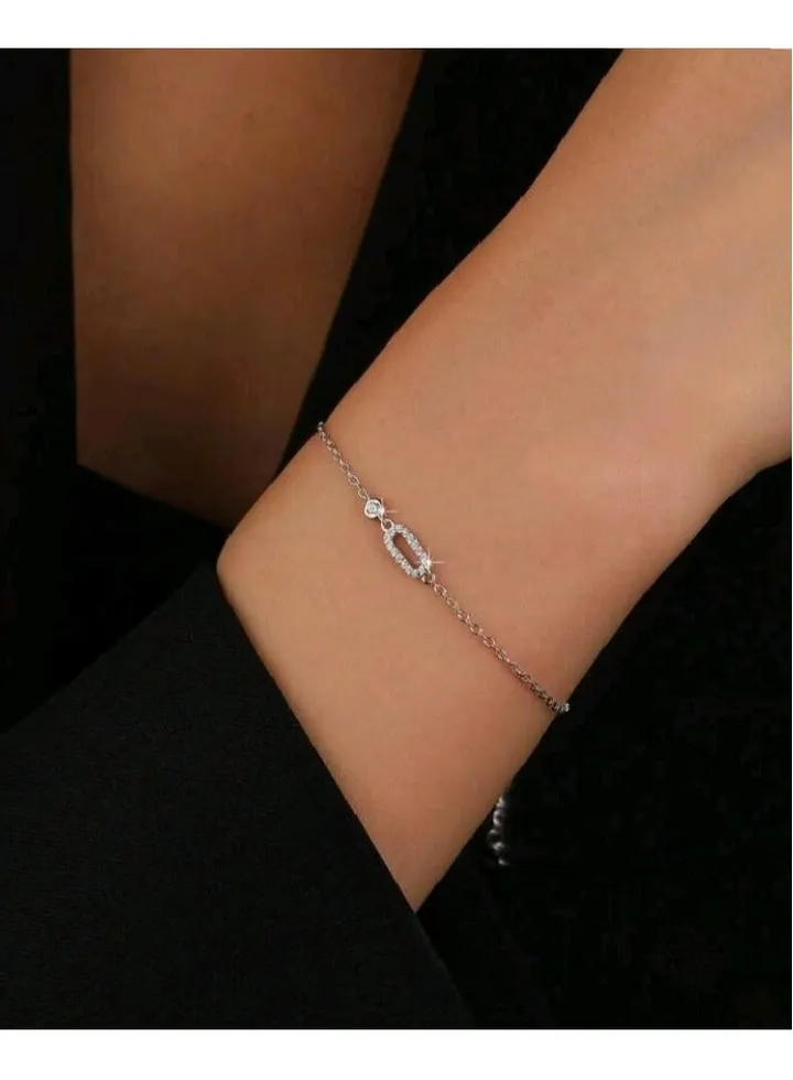 Pure 925 Sterling Silver Bracelet For Women