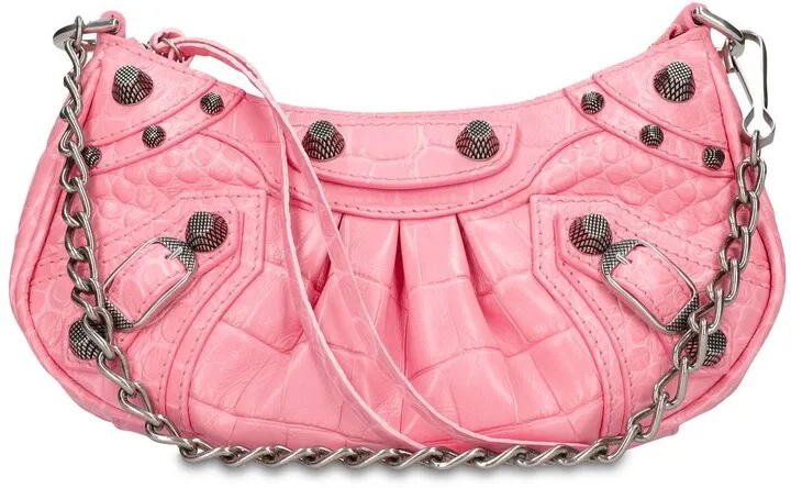 Le Cagole mini embossed leather purse