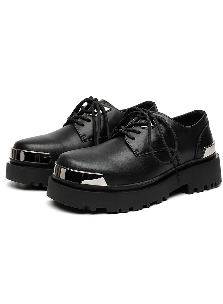 Versatile Retro Casual Leather Shoes